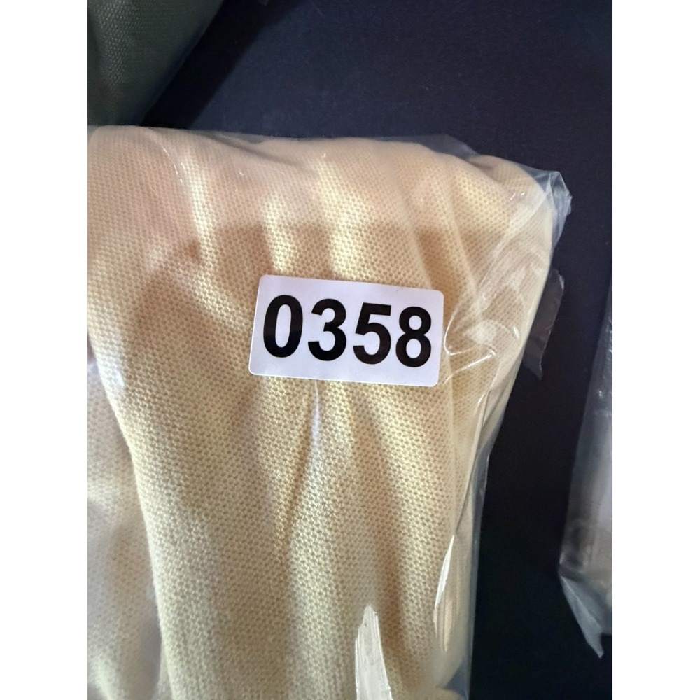 Chaps Ralph Lauren Yellow Polo Shirt Logo Size Large - Picture 14 of 14